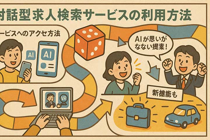 対話型求人検索サービスの利用方法
