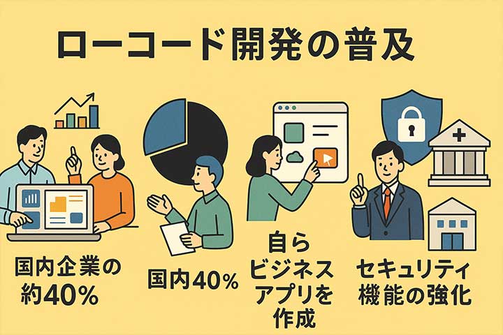 ローコード開発の普及
