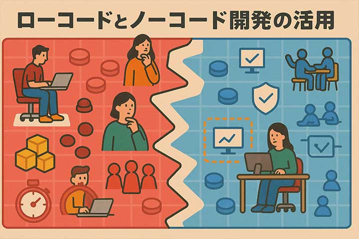 ローコードとノーコード開発の活用