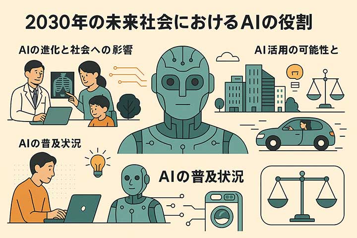 2030年の未来社会におけるAIの役割