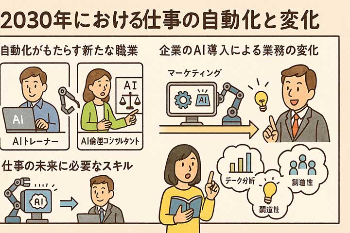 2030年における仕事の自動化と変化