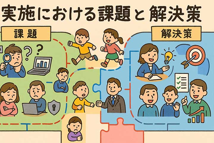 実施における課題と解決策