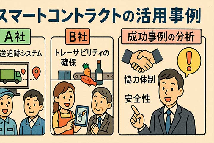スマートコントラクトの活用事例