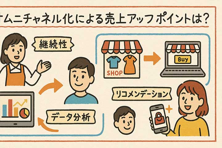 オムニチャネル化による売上アップのポイントは？