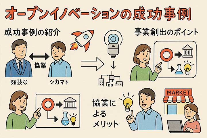 オープンイノベーションの成功事例