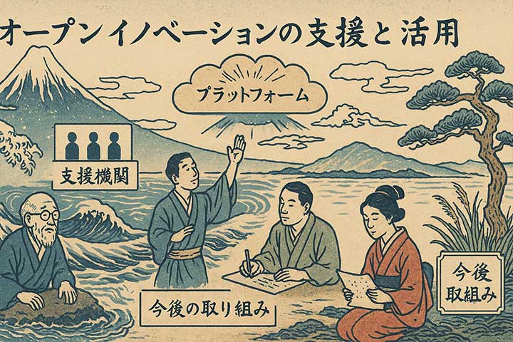 オープンイノベーションの支援と活用