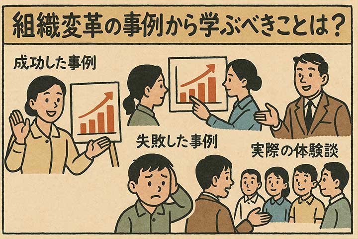 組織変革の事例から学ぶべきことは？