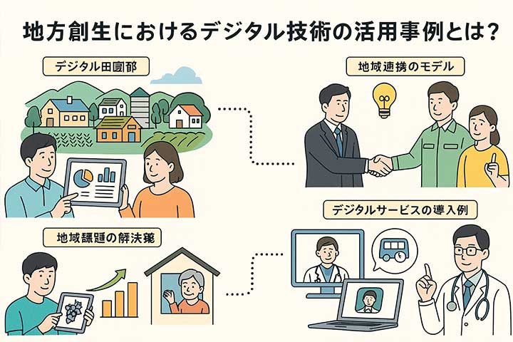 地方創生におけるデジタル技術の活用事例とは？