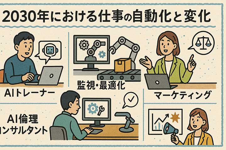2030年における仕事の自動化と変化