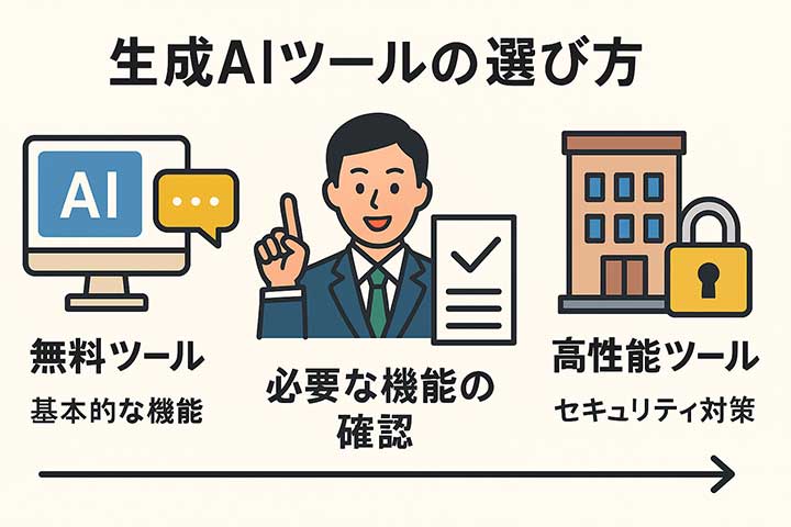 生成AIツールの選び方