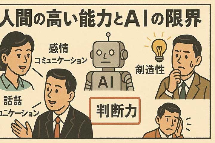 人間の高い能力とAIの限界