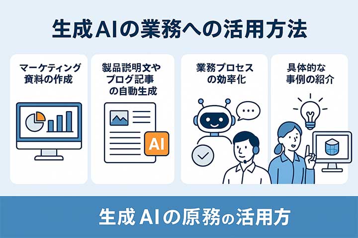 生成AIの業務への活用方法