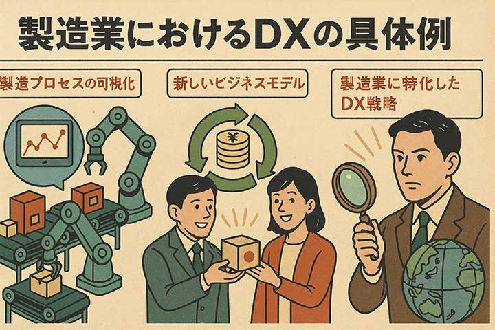 製造業におけるDXの具体例