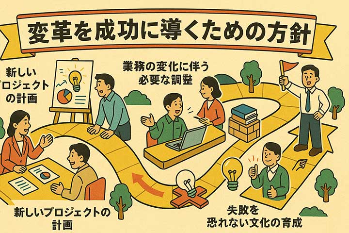 変革を成功に導くための方針