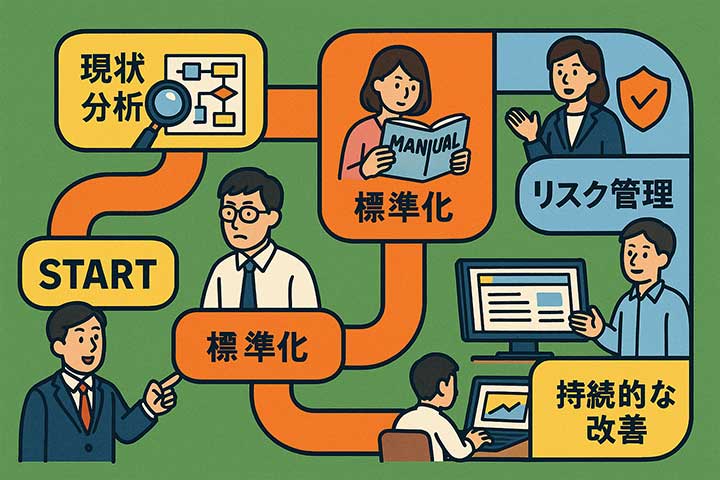 属人化解消の具体的な方法