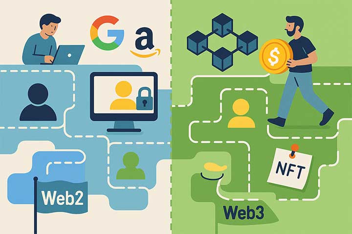 Web2とWeb3との違い