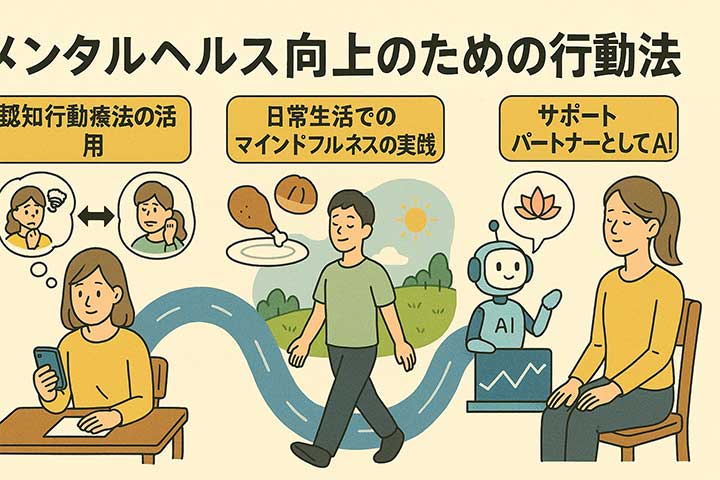 メンタルヘルス向上のための行動法