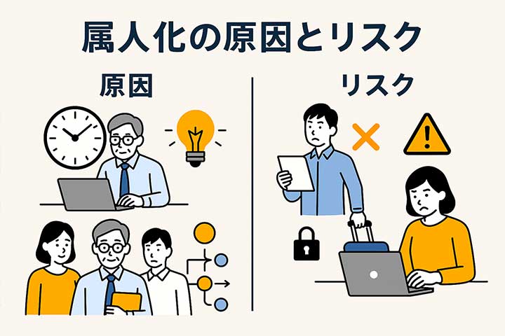 属人化の原因とリスク