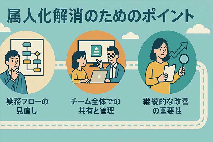 属人化解消のためのポイント