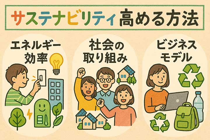 サステナビリティを高める方法