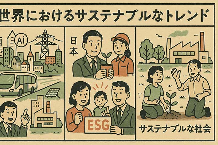 世界におけるサステナブルなトレンド