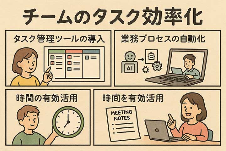 チームのタスク効率化