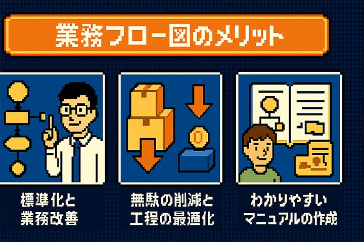 業務フロー図のメリット