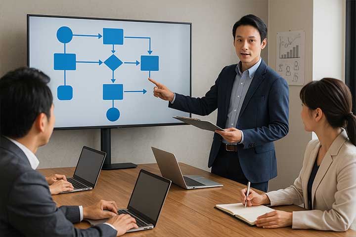 業務可視化：業務フロー図でプロセスを効率化！導入方法・メリットに関する「よくある質問」