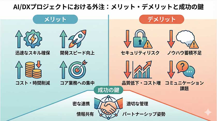 外注のメリットとデメリット