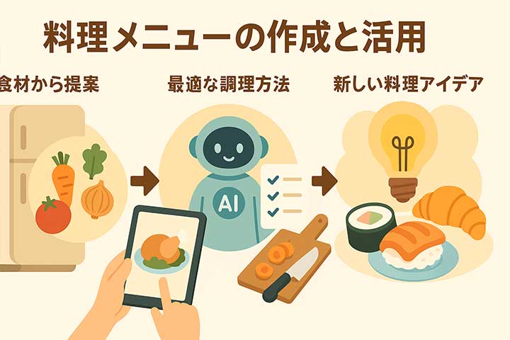 料理メニューの作成と活用