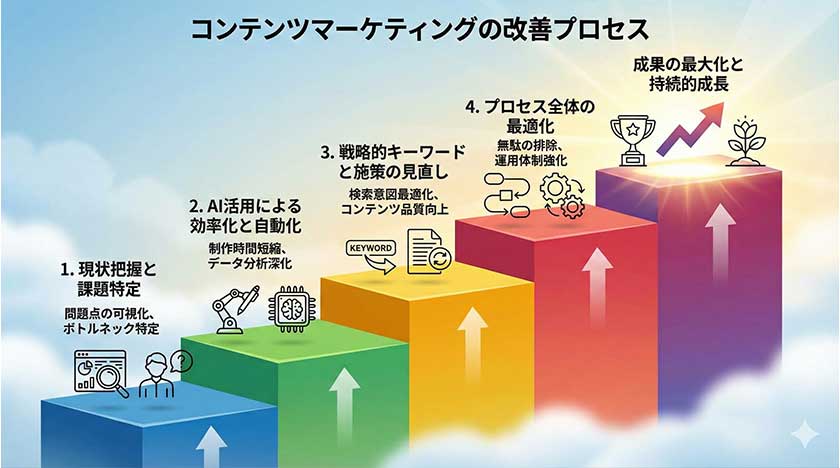 コンテンツマーケティングの改善方法