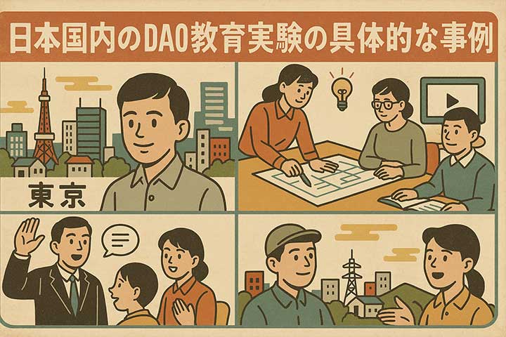 日本国内のDAO教育実験の具体的な事例