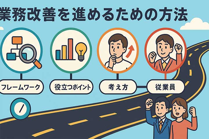 業務改善を進めるための方法