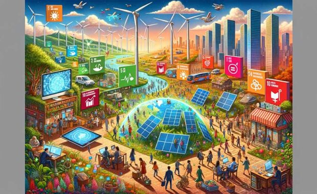 DXで実現するSDGsの明るい未来