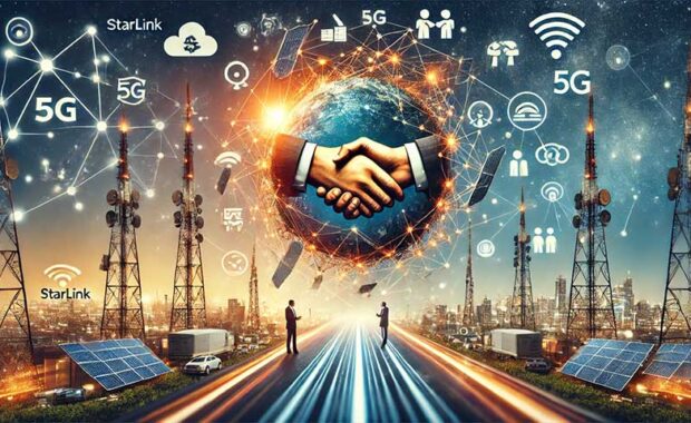 通信DXにおけるスターリンクの競合と協力関係
