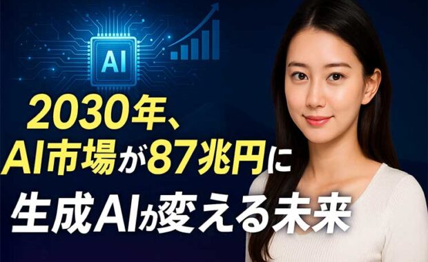 生成AI市場の2030年への急成長予測：世界と日本の市場規模を徹底解説