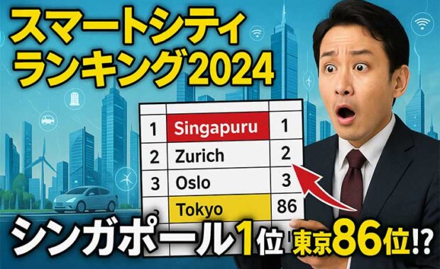 スマートシティランキング: シンガポール, アジア首位。日本は？【最新ニュース】