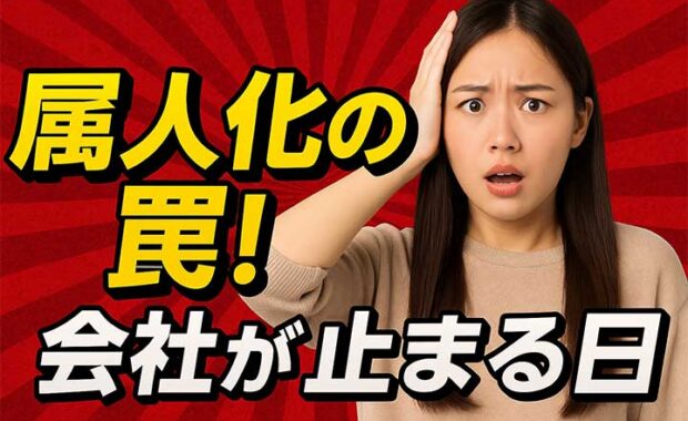 属人化解消の方法とは？生成AI活用、社内管理の事例に関して